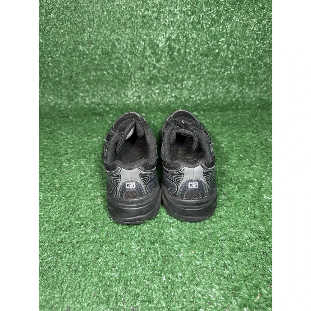 New Balance 740 Toddler Size 12C Black Walking Shoes Bungee Lace Comfort Sneaker
